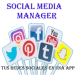 Logo of social media manager android Application 